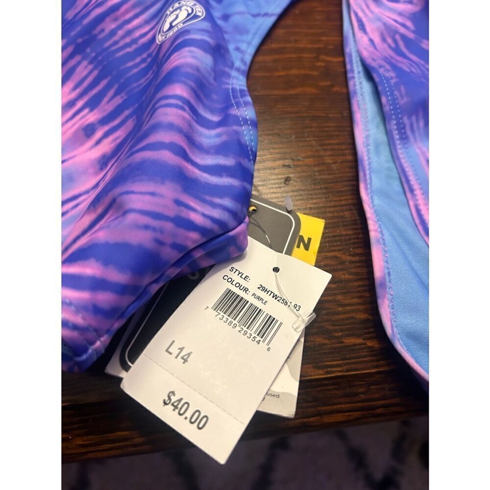 Hang Ten Girls Purple and Pink Tie-Dye Bikini Set - Picture 2 of 7